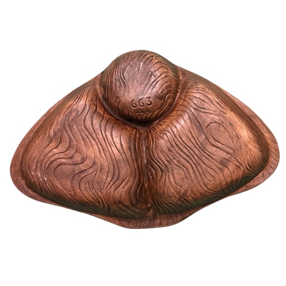 Vintage California Pottery 663 MCM Chip Dip Serving Platter Tray Ceramic Green - Picture 10 of 14